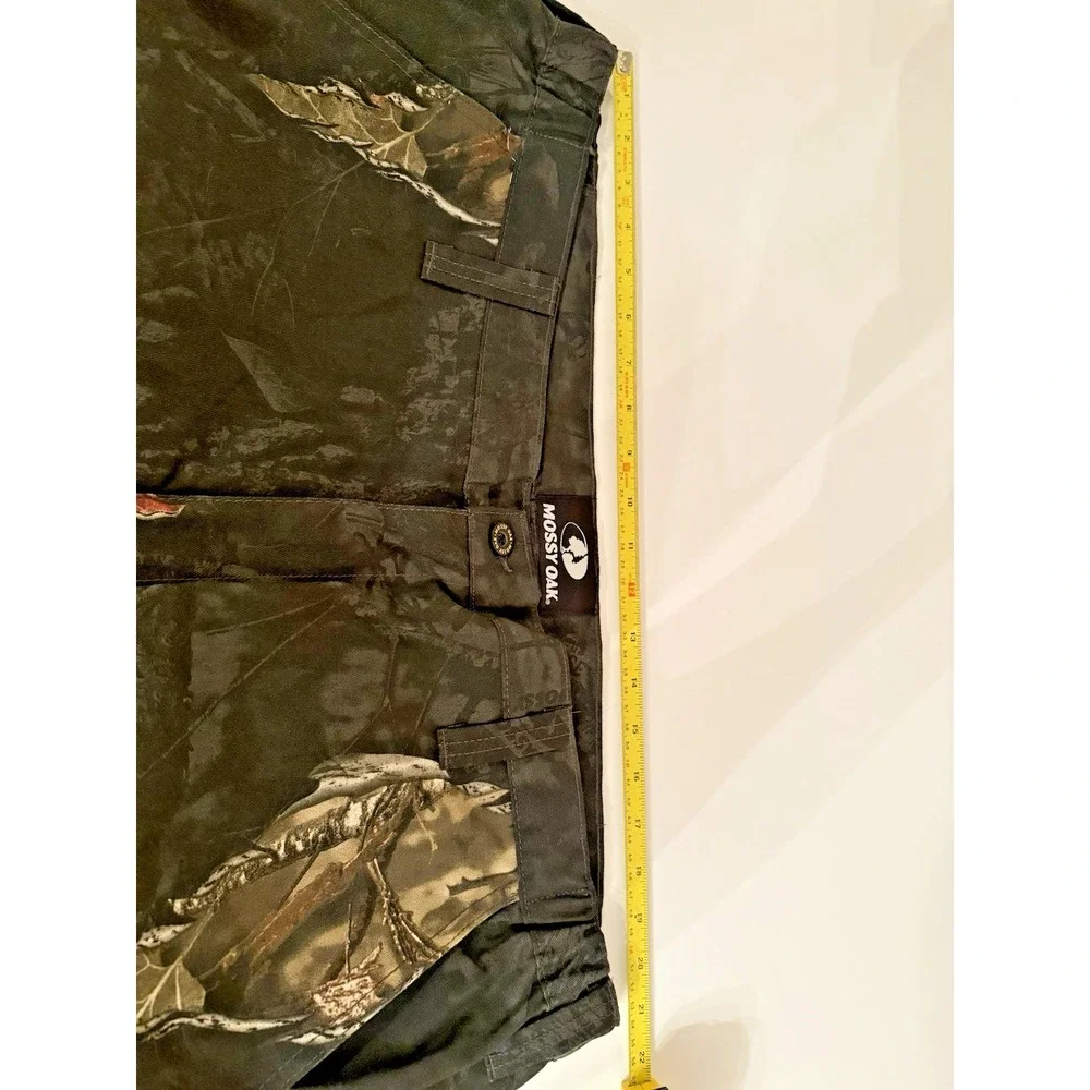 Mossy Oak Real Tree Camo Cargo Hunting Pants XL Green Brown Multi Mens